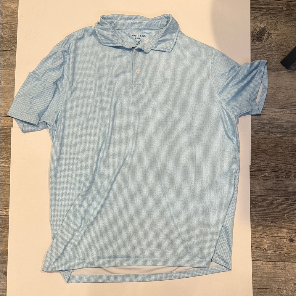 Kenneth Cole Sky Blue Polo Shirt